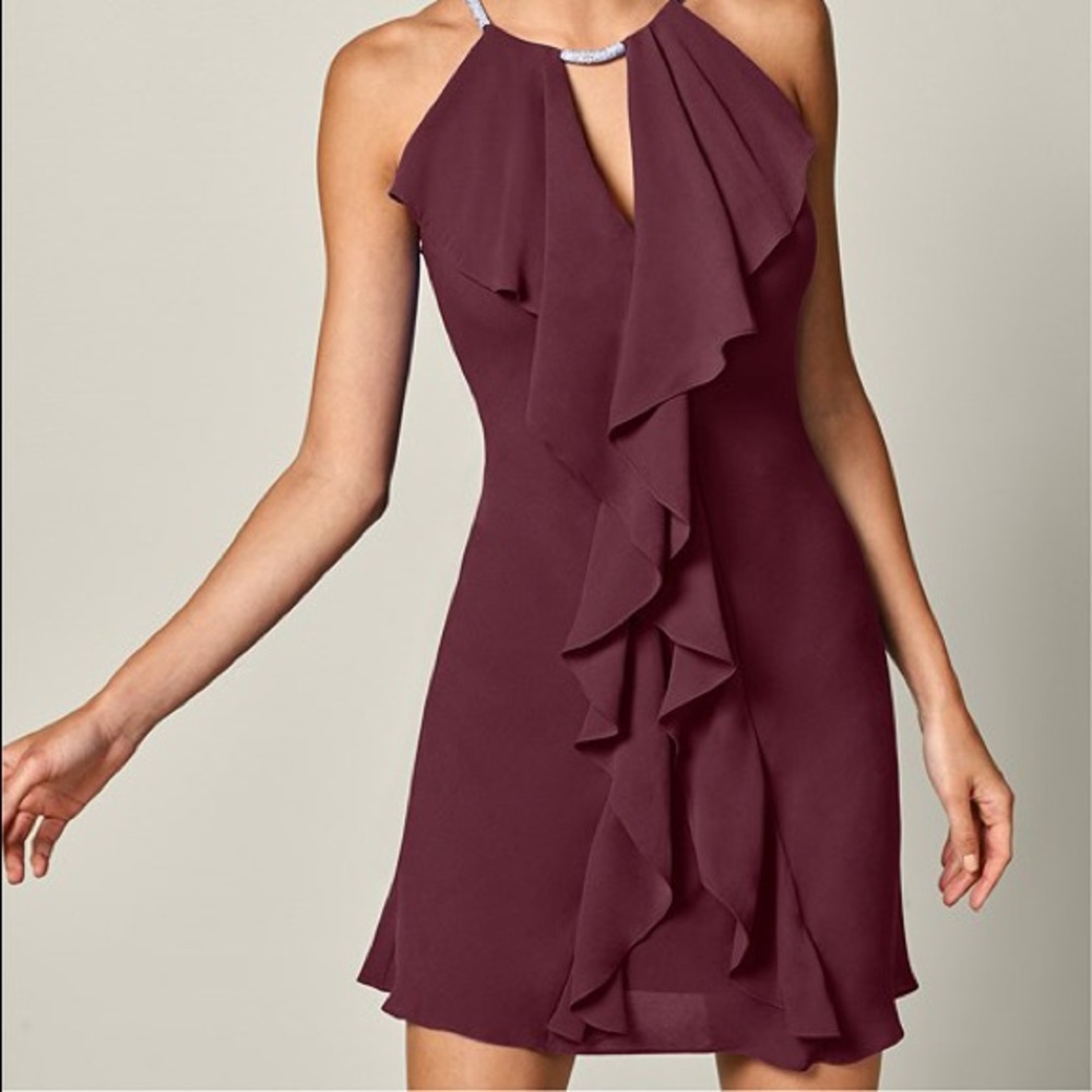 Venus embellished trim dress
